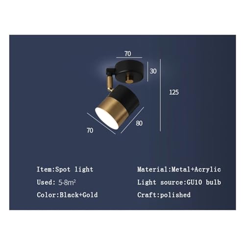 Iluminación de riel led de estilo simplista con acabados elegantes para pasillos e imágenes 8