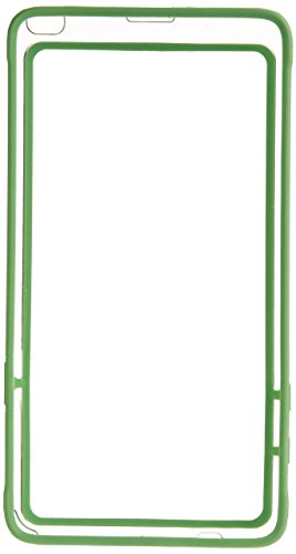 Mybat Mybumper Phone Protector Cover For Samsung Galaxy Note 4 - Retail Packaging - Transparent/Green #TOP1