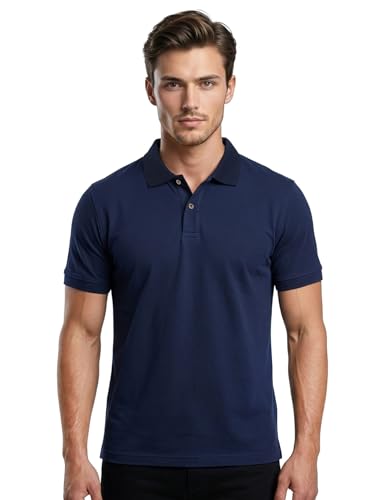 Image of Scott International Cotton Polo T Shirt | Collar Tshirts | Half Sleeves Plain T Shirt | T-Shirt |Tshirt for Men Stylish | Men's Tshirt