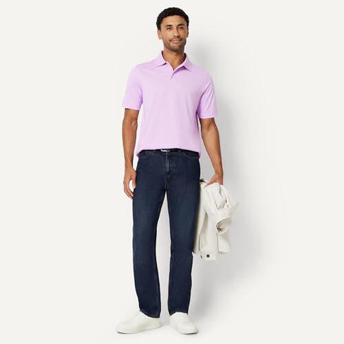 Image of Amazon Essentials Men's Regular-Fit Quick-Dry Short-Sleeve Golf Polo Shirt