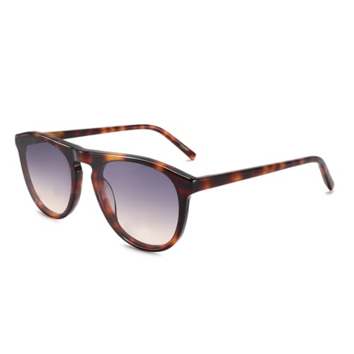 Lunettes de soleil homme monture ovale pour terrasses et conduite urbaine