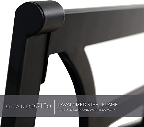 Grand Patio Outdoor Rocking Chairs - Motion Chairs Set of 2, Patio Seating with Olefin Cushions, Beige