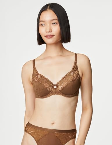 Image of Marks & Spencer Womens Polyamide Non PaddedWired Bra 36C