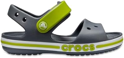 Crocs Unisex Niño Bayaband Sandal K Sandalia, Charcoal, 19/20 EU
