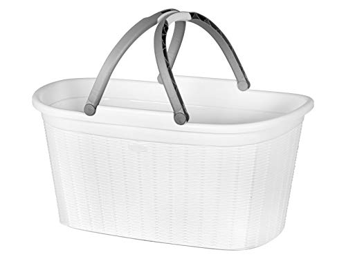 Cesta Elegance 58X38X28 Manici Bianca