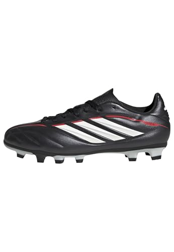 adidas Unisex Kinder COPA Pure IV Club Firm Ground/Multi Ground Football Boots Kids, core Black/FTWR White/Lucid red, 33 EU