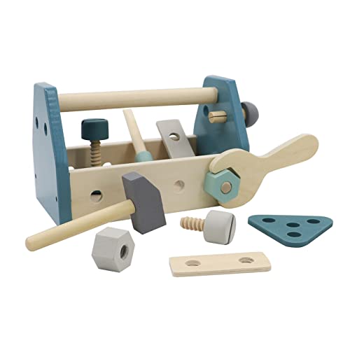 Image of LEADER JOY Montessori Wooden Tools Toddler Educational Construction Toy | Develop fine motor skills and hand-eye coordination, build logical thinking, and foster spatial awareness.