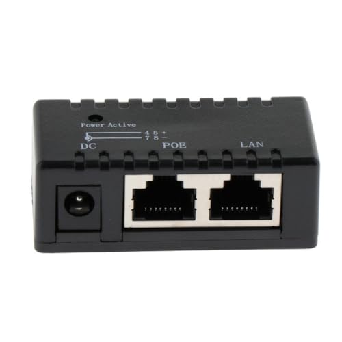 Zanthicia POE Power Over Ethernet Splitter Streamlined Power Supply System for Smooth Network Operations to Best Performance of Wireless LAN POE Splitter Over Ethernet Adapter