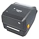 Zebra ZD421t Drucker mit Abreißkante - 203 DPI - Thermodirekt, Thermotransfer - 104 mm max. Druckbreite, BTLE, LAN, USB, USB-Host Schnittstellen (ZD4A042-30EE00EZ), grau (dunkel)