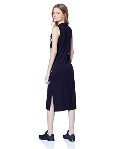 Vestido Midi Estampado, Triton, Feminino, Preto, P