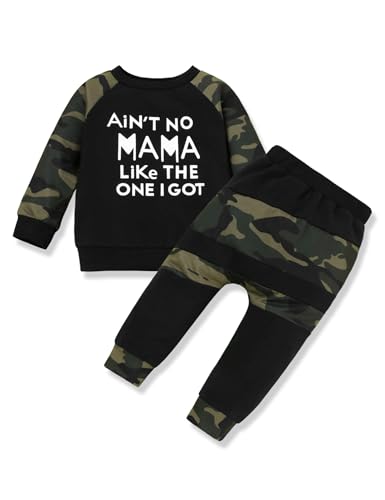 Image of TUEMOS Toddler Boy Clothes Sweatsuits Fall Winters Boy Outfits