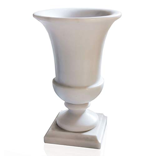 Vase en marbre blanc d'Italie chic CBAM 13x20cm - 2