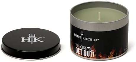 Hell’s Kitchen Basil, Patchouli & Geranium Tin Candle