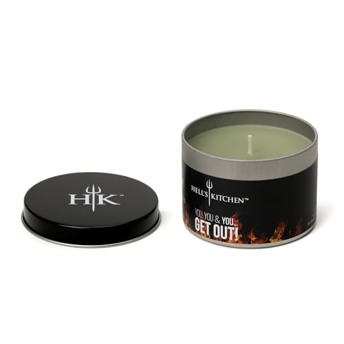 Hell’s Kitchen Basil, Patchouli & Geranium Tin Candle