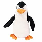 CUDILLERO Madagascar Plush Penguin Zebra Giraffe Hippo Lion Monkey Plush Soft Stuffed Plush Plants Toy (Penguin 9in)