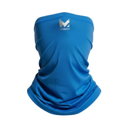 Image of MISSION Multi-Use Neck Gaiter Face Mask for Ski & Outdoors, UPF 50, Breathable Lightweight Fabric
