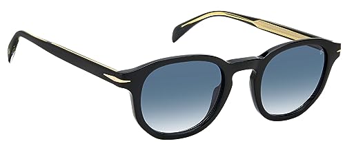 David Beckham DB 1007/S BLACK/BLUE SHADED 49/24/145 men Sunglasses3