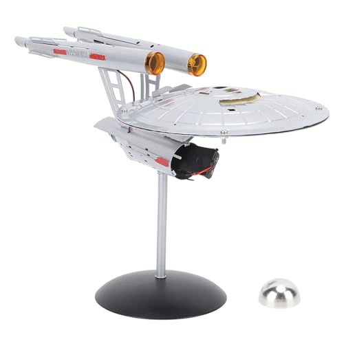 Restokki Spaceship Model with Lights 1:1000 Life Like High Durability Spaceship Toy for Display Collection