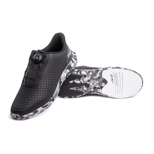 Image of KR Strikeforce Arrow Fast Twist Right Hand Men's Bowling Shoes with #8 Slide Pad on Both Shoes for Right or Left Handed Bowlers