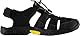 CRESSI Unisex-Adult Luca Black/Yellow 45 Bequeme Trekking Sandale ideal für Outdoor Abenteuer, Schwarz/Gelb