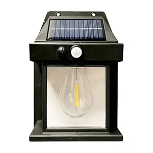 SANGNIMA Solar Light Outdoor, Emergancy Outdoor Solar Tungsten Bulb Light Motion Sensor Waterproof Solar Light Outdoor Sensor Solar Wall Light Flood Light Outdoor Lamp