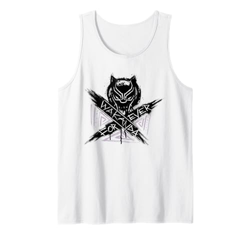Débardeur Black Panther Marvel style Wakanda Forever noir pour homme