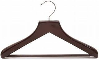 Only Hangers Petite Size Wooden Suit Hangers, Walnut Finish Box of (6)