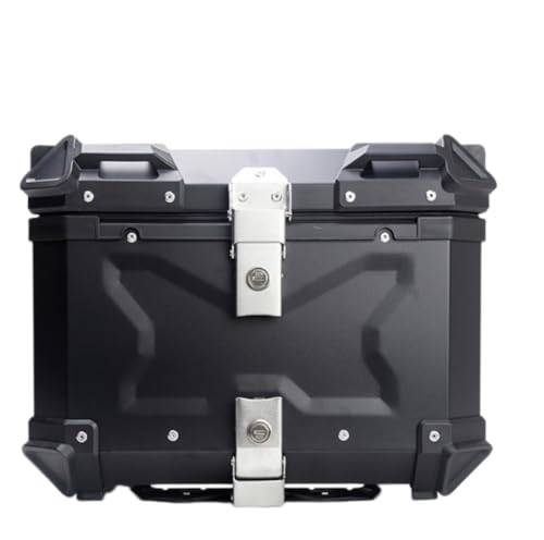 バイク 未使用美品 65Lバイクリアボックス アルミ制 ブラックT0202