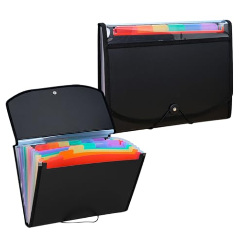 Organiseur de documents accordéon Veemoon en PVC pour le bureau