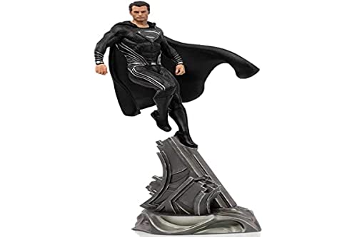 Iron Studios Zack Snyder's Justice League 1/10 Art Scale Superman Black Suit - Figura Decorativa (30...