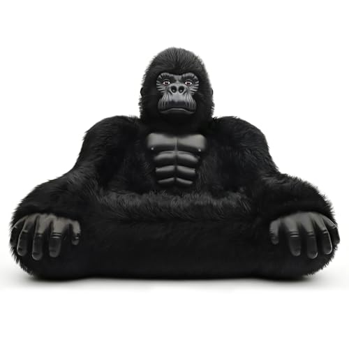 MASTAOUTDOOR Giant Inflatable Gorilla Sofa Unique Blow Up Lounge Chair Funny Oversized Living Room Couch, Game Room Seating, Indoor Outdoor Furniture