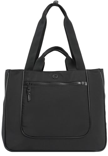 Joan & David Double Handle Workbook Nylon Tote
