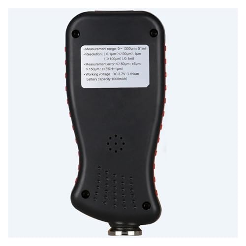 Medidor de Espesor de Recubrimiento Digital Portátil 0-1300um para Pintura de Carrocería con Función de Almacenamiento y Unidad Métrica miniatura 3