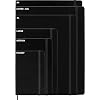 Moleskine Cahier Journals, Soft Cover, XL (7.5 x 9.5) Ruled/Lined, Black, 120 Pages (Set of 3)