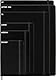 Moleskine Cahier QP324 Notizhefte (Punktraster, Xlarge, Kartoneinband) 3er Set schwarz