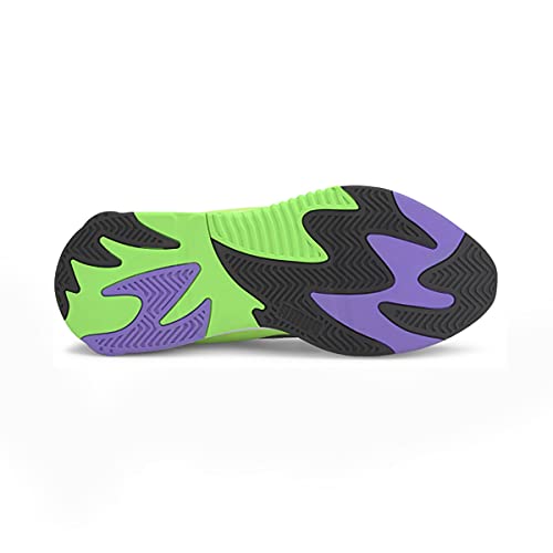 PUMA PUMA Men's RS-2K Internet Exploring Sneakers, Dark Shadow/Fluo Green, Size 11