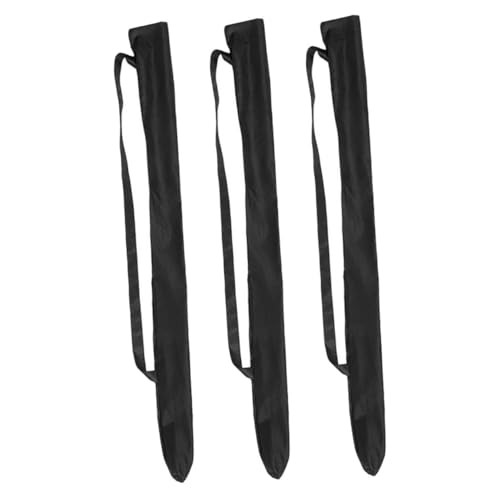 HOODANCOS 3Sets Reversible Umbrella Bag with Single Shoulder Strap Quick Dry Absorbent Storage Pouch for Outdoor Umbrellas Ergonomic Design Prevents Moisture Spillage