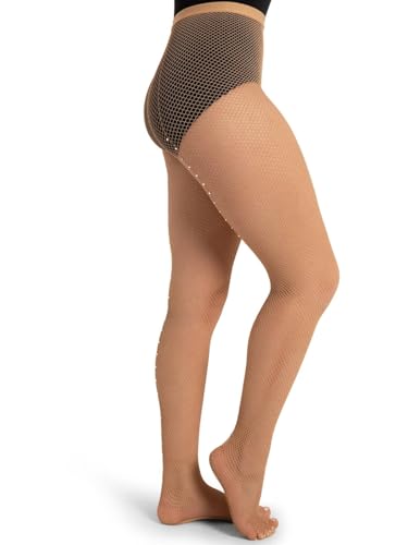Image of Capezio womens Capezio Professional Rhinestone Fishnet Tight