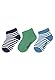 Sterntaler Baby Jungen Baby Socken Kurz-Söckchen 3er Pack Ringel - Socken Baby, Babysöckchen, Babysocken - aus Baumwolle - marine, 18