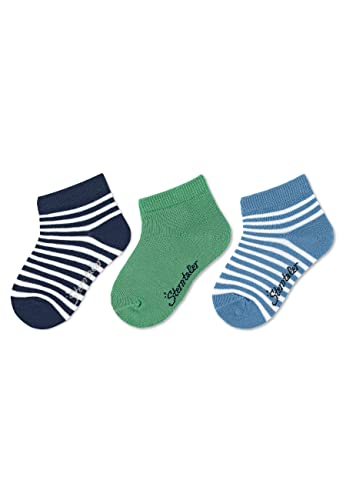 Short socks 3-pack striped unisex-child socks