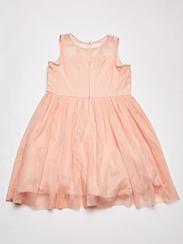 My Michelle Girls' Sleeveless Dress with Rhinestone Neckline Pleated Top and Tulle Skirt4