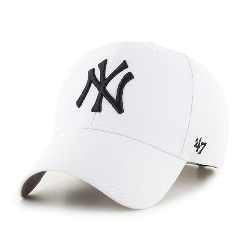 47 Brand Unisex-Adult B-MVP17WBV-WHF caps, White, One Size, Weiß, 32