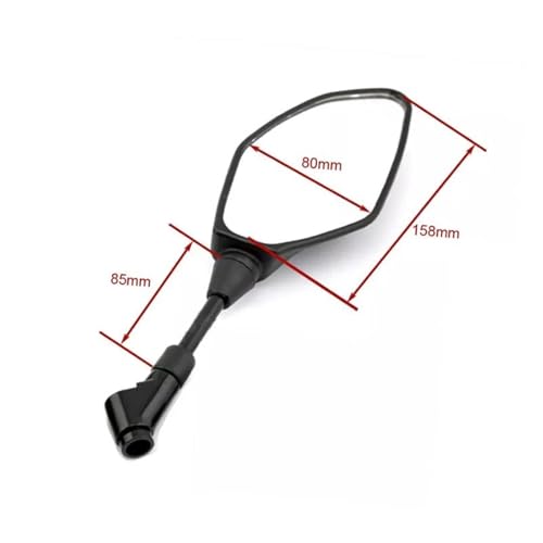 Rétroviseurs MT-07 MT-09 sans vibration vis 8mm 10mm - 3