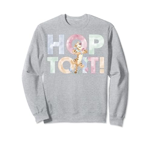 Sweatshirt Winnie l'Ourson imprimé Tigrou Hop To It à col rond