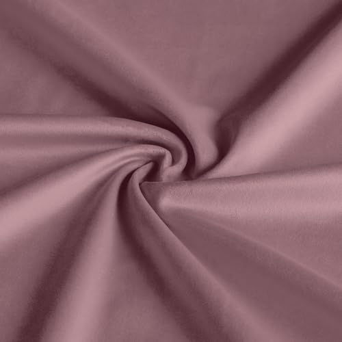 6FT Bean Bag Chair, Large Bean Bag Chairs with Memory Foam Filled, Fluffy Beanbag Sofa with Dutch Velvet Cover, Round BeanBag Chairs for Living Room, Playroom - Dusty Pink