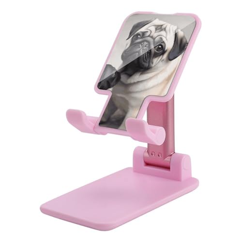 Support de téléphone portable pour bureau ajustable universel motif carlin