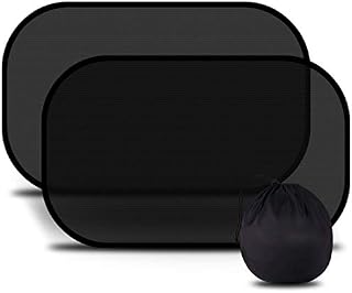 WIN.MAX Car Sun Shade 2 Pack,Car Window Shades for Kids Baby Pet UV Rays/Sunlight Protection,Car Side Windscreen Window,Self-Adhesive Car Sun Shades,Baby Window Shade,Rear Side Window Universal Fit