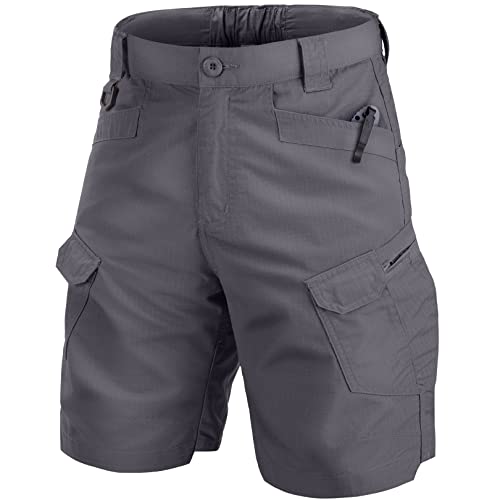 Jessie Kidden Mens Tactical Stretch Outdoor Cargo Shorts Wear Resistant Rip Stop Work Hiking Fishing Shorts