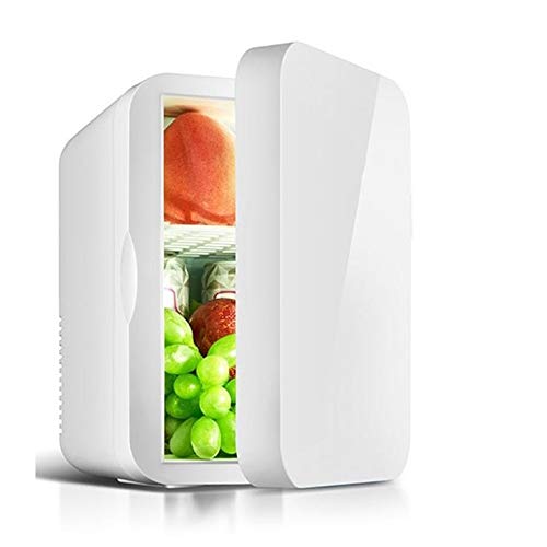 Mini-Kühlschrank Minikühlschrank, 6L Mini-Autokühlschrank Auto und Zuhause Dual-Use 12V Autokühlschrank 220V Haushaltskühlschrank Tragbar Gekühlt