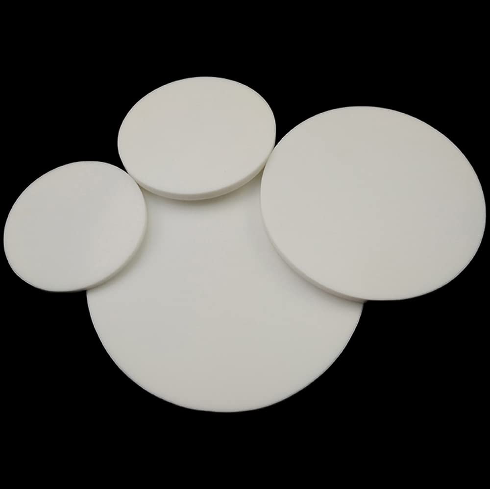 JIEYUZYUO Silicrubber Sheet 5Mm Thick Round Mat Diameter 85Mm-184Mm Heat Resist/White/85Mm